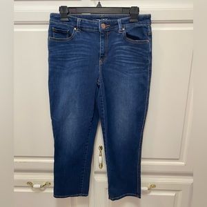 Chico’s The Platinum Denim Cropped Denim Jeans Women’s Size 4 Chico’s 0